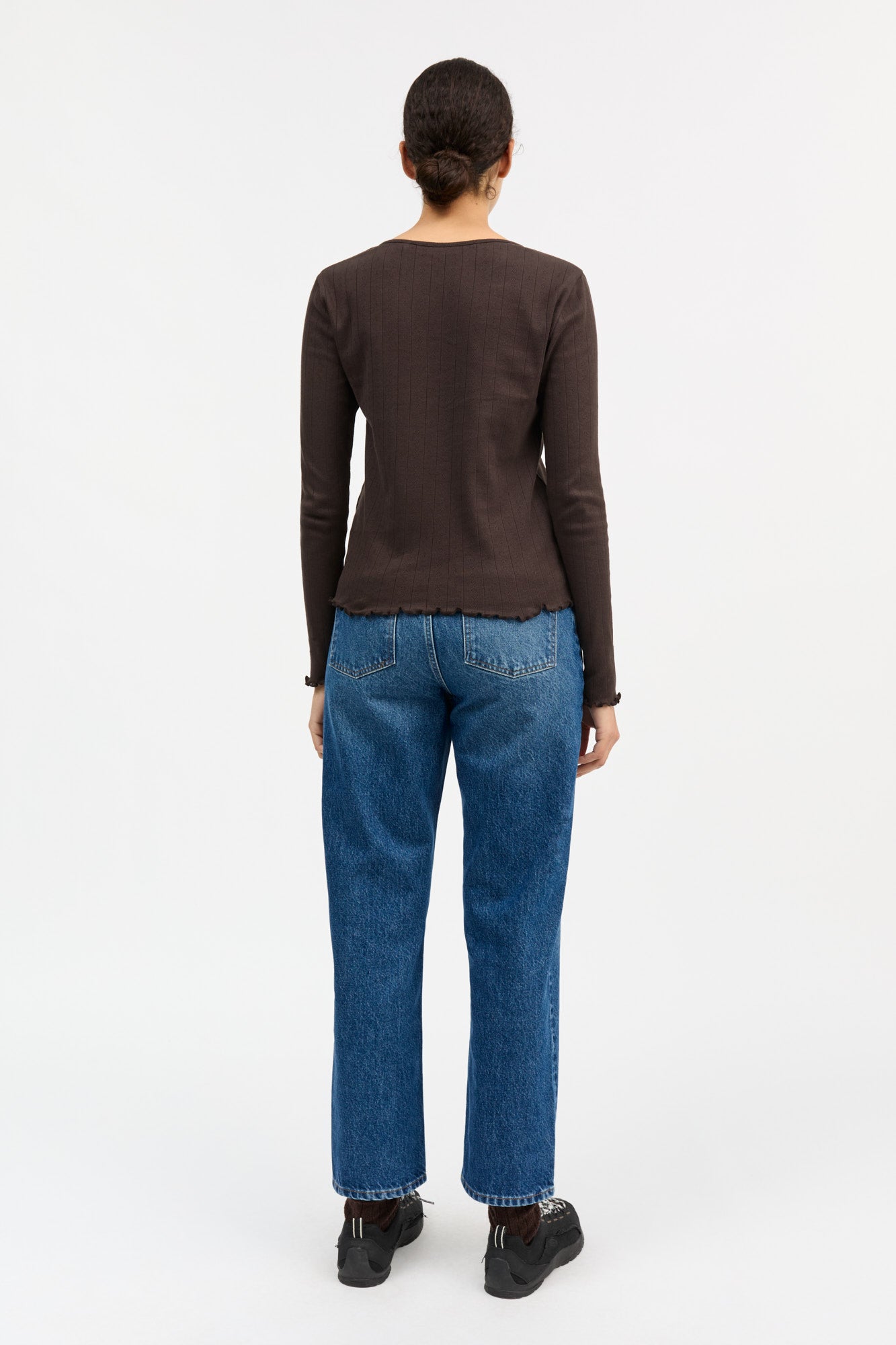 Skall Studio Edie cardigan Cardigan Dark brown